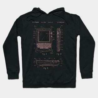 Blackberry Patent Blueprint Hoodie